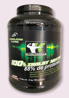 Whey protéine isolate native  2kg