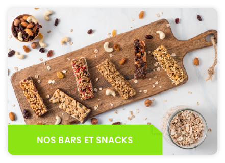 Nos barres et snacks